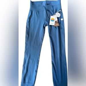 NWT Vuori Daily Legging POOL BLUE VW323 size M High Rise Run Gym Lounge Yoga